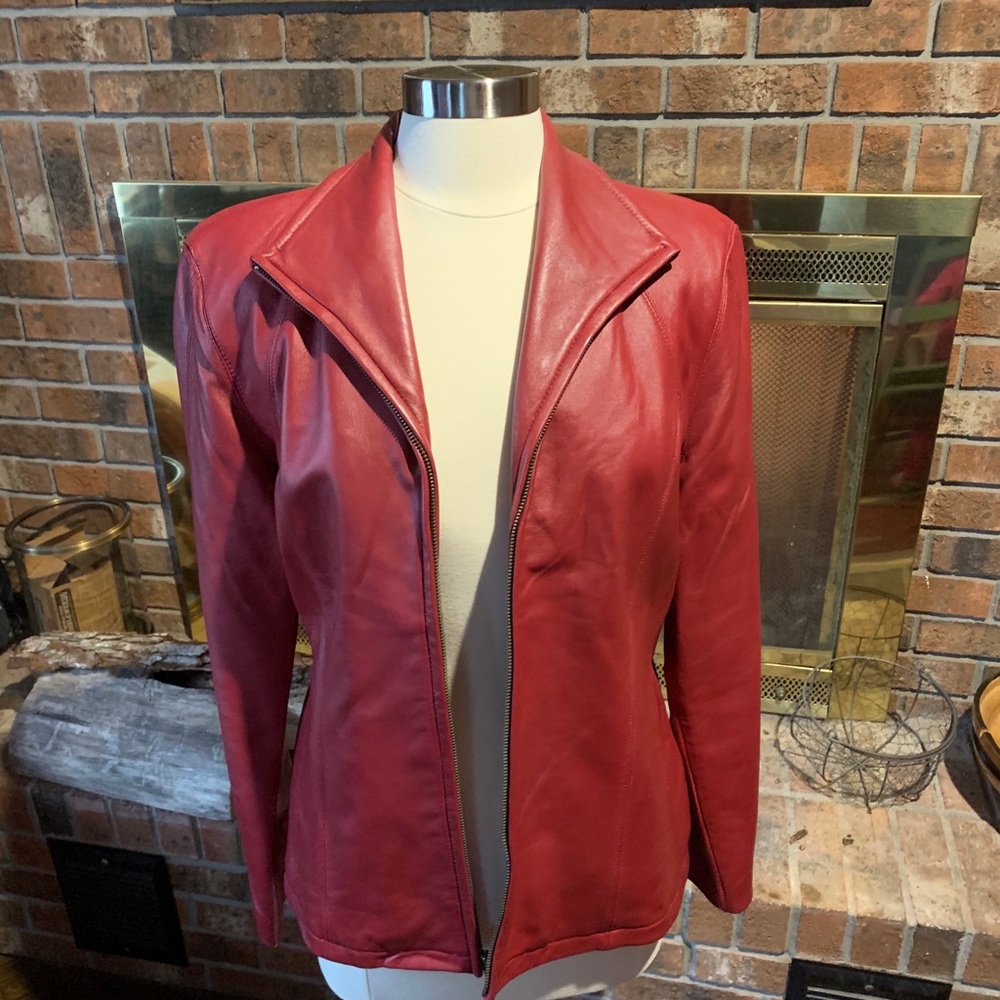 Nine West Red Blazer Large
